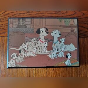 Disney 101 Dalmatians Animation Art Mini Art Plaque Walt Disney Studios VTG
